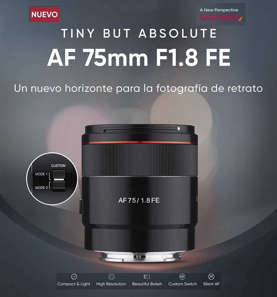 Más información en http://www.samyanglensglobal.com  y en https://www.robisa.es/samyang/ 